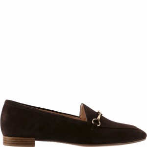 Högl Close Női Loafers Darkbrown | YSUA-69740