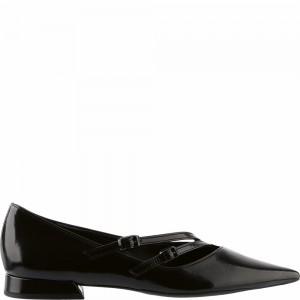 Högl Elise Női Balerina Cipő Fekete | AXOV-92836