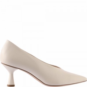 Högl Maghan Női Magassarkú Creme | UFSD-42769