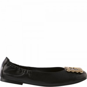 Högl Romy Női Balerina Cipő Fekete | BGFU-93540